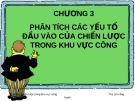 Bài giảng Quản trị chiến lược khu vực công: Chương 3 - ThS. Lê Hồng Hạnh