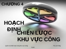 Bài giảng Quản trị chiến lược khu vực công: Chương 4 - ThS. Lê Hồng Hạnh