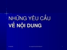 Bài giảng Văn bản quản lý hành chính Việt Nam: Yêu cầu về nội dung chuẩn nhất - TS. Lưu Kiếm Thanh