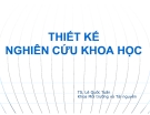 Bài giảng Phương pháp nghiên cứu khoa học Chương 4: TS. Lê Quốc Tuấn