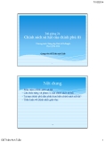 Bài giảng Kinh tế học khu vực công: Bài 26 của Đỗ Thiên Anh Tuấn