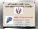 Đèn Halogen: Báo cáo kỹ thuật chiếu sáng dân dụng và công nghiệp chi tiết