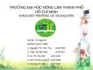 Báo cáo chuyên đề môn Quản lý tài nguyên rừng: Kiến thức bản địa (Indigenous Knowledge)