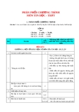 Phân phối chương trình môn Tin học cấp THPT chuẩn nhất