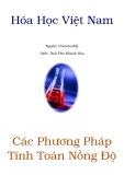 Các phương pháp tính nồng độ: Tài liệu Hóa học Việt Nam