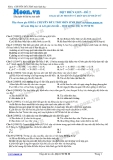 Đề thi Đột biến gen - Đề 2: Tuyển tập đề thi hay