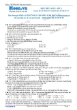 Đề thi Đột biến gen - Đề 3: Tuyển chọn và giải chi tiết