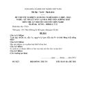 Đề thi & đáp án lý thuyết Kỹ thuật máy lạnh và điều hòa không khí năm 2012 (Mã đề LT32)