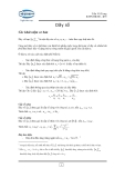 Dãy số ôn thi Kĩ sư tài năng 2011: Bộ tài liệu - Trần Vũ Trung