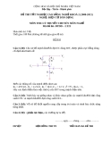 Đề thi tốt nghiệp Điện tử dân dụng Cao đẳng Nghề: Đề 21 (LT) khóa 2 (2008-2011)