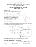 Đề thi Điện tử dân dụng tốt nghiệp Cao đẳng Nghề: Đề 26 (Lý thuyết) khóa 2 (2008 - 2011)