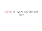 Bài giảng Chăn nuôi và môi trường - Chương 2: Nước trong chăn nuôi thú y
