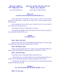 Thông tư Số: 25/2014/TT-BNNPTNT