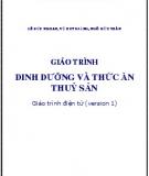 Giáo trình Dinh dưỡng và Thức ăn Thủy sản (Phần 2) - ĐH Nông Lâm Huế