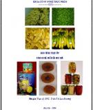 Giáo trình Thực tập công nghệ chế biến rau quả: Phần 1 - ĐH Nông nghiệp I Hà Nội [Tài liệu chuẩn]