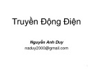 Bài giảng Truyền động điện Chương 1: Nguyễn Anh Duy (Chi Tiết)