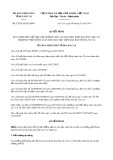 Quyết định 02/2015/QĐ-UBND tỉnh Lào Cai