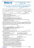 Chuyên đề LTĐH môn Sinh học: Ứng dụng di truyền vào chọn giống (Đề 2)