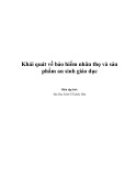 Tài liệu Khái quát về bảo hiểm nhân thọ và sản phẩm an sinh giáo dục từ ĐH Kinh tế Quốc dân