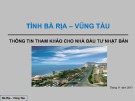 Thông tin tham khảo cho nhà đầu tư Nhật Bản về tỉnh Bà Rịa – Vũng Tàu