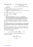 Đề thi môn Toán khối B Đại học năm 2014: Tuyển sinh, chuẩn nhất