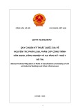 Quy chuẩn kỹ thuật Quốc gia QCVN 03:2012/BXD: Mới nhất