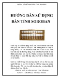 Hướng dẫn sử dụng bàn tính Soroban chi tiết, dễ hiểu nhất