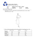 Đề thi và đáp án môn Thiết kế trang phục 1 - ĐHBK TP.HCM (2012-2013) [Kèm Đề Thi Cuối Kì 1]