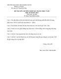 Đề thi Thiết kế trang phục nam ĐHBK TP.HCM: Đáp án đề thi cuối học kì 2 năm 2012-2013