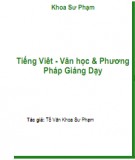 Giáo trình Tiếng Việt -  Văn học & phương pháp giảng dạy: Phần 1