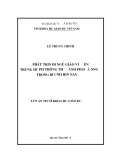 Phát triển đội ngũ giáo viên trung học phổ thông Đà Nẵng: Luận án tiến sĩ của Nguyễn Trung Chinh (Bối cảnh hiện nay)