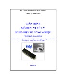 Giáo trình Vi xử lý Điện tử công nghiệp Cao đẳng (Tổng cục Dạy nghề) - Tài liệu chuẩn