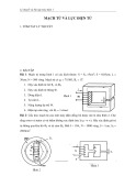 Mạch Từ và Lực Điện Từ: Lý Thuyết, Bài Tập Điện Máy 1 - Lê Vĩnh Trường