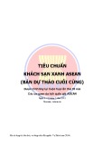 Tiêu chuẩn khách sạn Xanh ASEAN (Bản dự thảo cuối cùng)