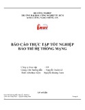 Báo cáo thực tập tốt nghiệp bảo trì hệ thống mạng tại Công ty G8