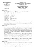 Đề thi thử tuyển sinh vào lớp 10 chuyên năm học 2015–2016 môn Hóa học (hệ chuyên) - Sở GD&ĐT Hội liên trường