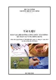 Tài liệu đào tạo, bồi dưỡng công chức tài chính – kế toán xã vùng đồng bằng (Bộ Tài chính) chuẩn nhất