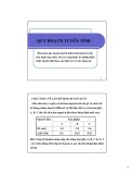 Bài giảng Quy hoạch tuyến tính chuẩn nhất