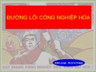 Bài giảng Đường lối công nghiệp hóa: Kinh nghiệm từ ThS. H.Trang