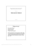 Bài giảng Thống kê ứng dụng trong kinh doanh & kinh tế Hoàng Trọng [Chuẩn Nhất]