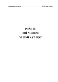 Thí nghiệm vi sinh vật học: Phần 2 - ThS. Lê Xuân Phương (Hướng dẫn chi tiết)