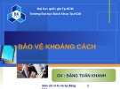 Bài giảng Bảo vệ Rơle và tự động hóa chương 8 của Đặng Tuấn Khanh