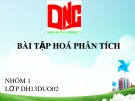 Bài tập hoá phân tích: Tổng hợp bài tập và giải pháp