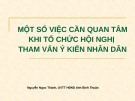 Bài giảng Hình thức tham vấn Nguyễn Ngọc Thành