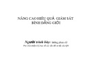 Bài giảng nâng cao hiệu quả giám sát bình đẳng giới của Lương Phan Cử