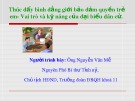 Bài giảng Thúc đẩy bình đẳng giới, bảo đảm quyền trẻ em: Vai trò và kỹ năng của đại biểu dân cử - Nguyễn Văn Mễ