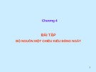 Bài tập bộ nguồn một chiều kiểu đóng ngắt: Bài giảng Chương 4