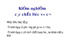 Bài giảng Kiểm nghiệm các chất độc vô cơ chi tiết, chuẩn nhất