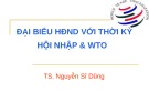 Bài giảng Đại biểu HĐND thời kỳ hội nhập WTO của TS. Nguyễn Sĩ Dũng