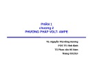 Phương pháp Volt - Ampe: Bài giảng Chương 2 của TS. Nguyễn Thị Hồng Hương